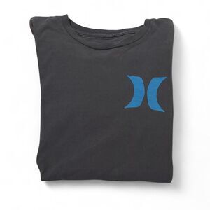 Hurley Men's Black and Grey T-shirt